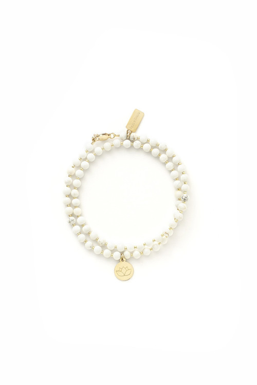 Tess + Tricia Lotus Wrap Bracelet Tess + Tricia Lotus Wrap Bracelet