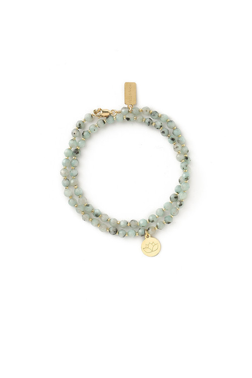 Tess + Tricia Lotus Wrap Bracelet Tess + Tricia Lotus Wrap Bracelet