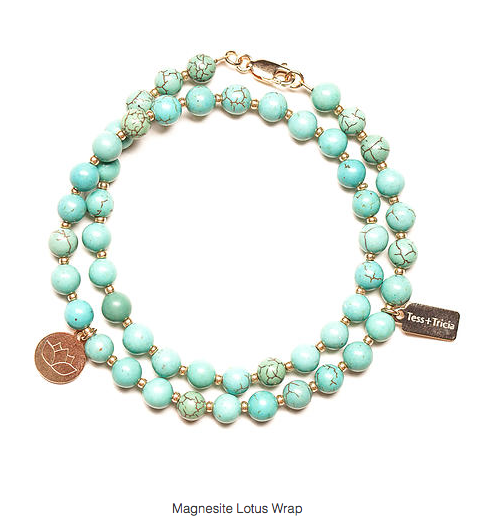 Tess + Tricia Lotus Wrap Bracelet Tess + Tricia Lotus Wrap Bracelet
