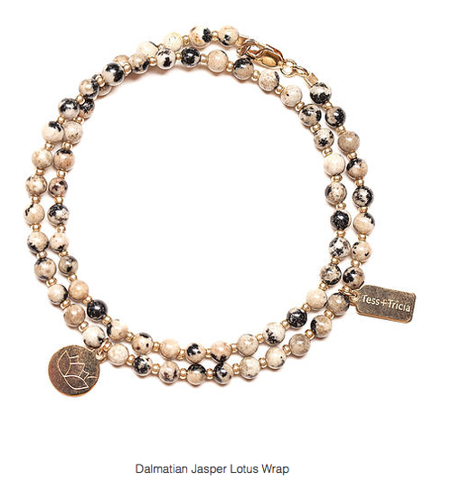 Tess + Tricia Lotus Wrap Bracelet Tess + Tricia Lotus Wrap Bracelet