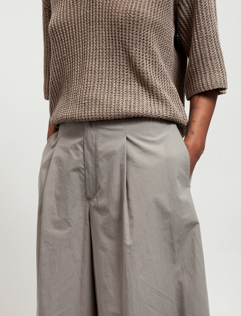 CristaSeya Cotton Pantskirt - Khaki | Garmentory