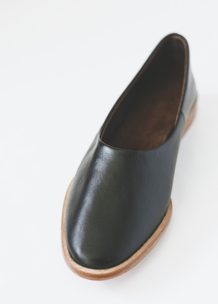 Osborn Clarity Flats in Black Leather Osborn Clarity Flats in Black Leather