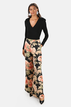 Zimmermann Espionage Silk Wide Leg Pant 