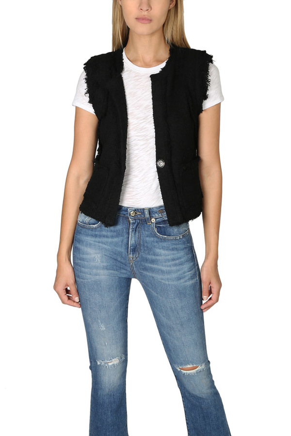 IRO Akia Vest Black Garmentory
