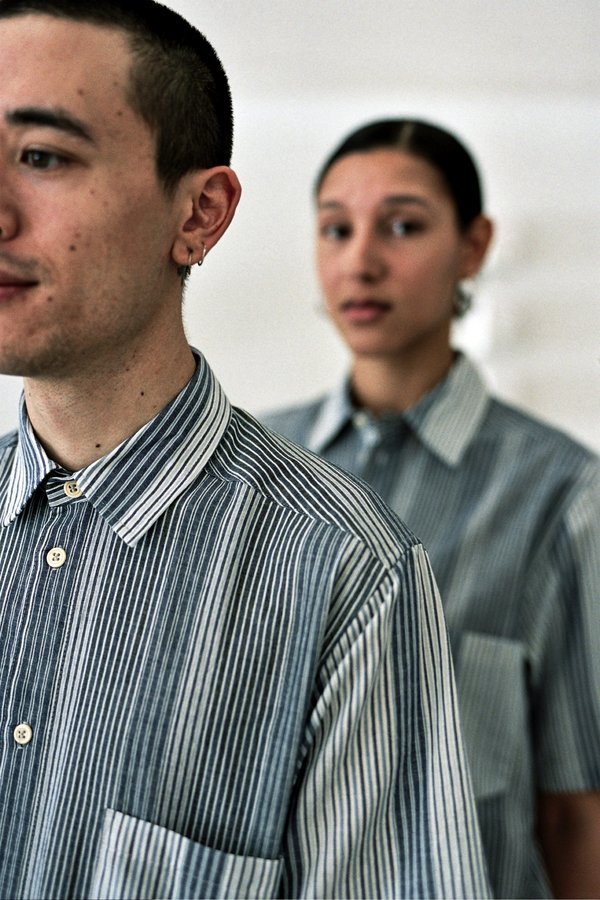 Frank Leder VFE Short Sleeve Shirt Mix - Stripe