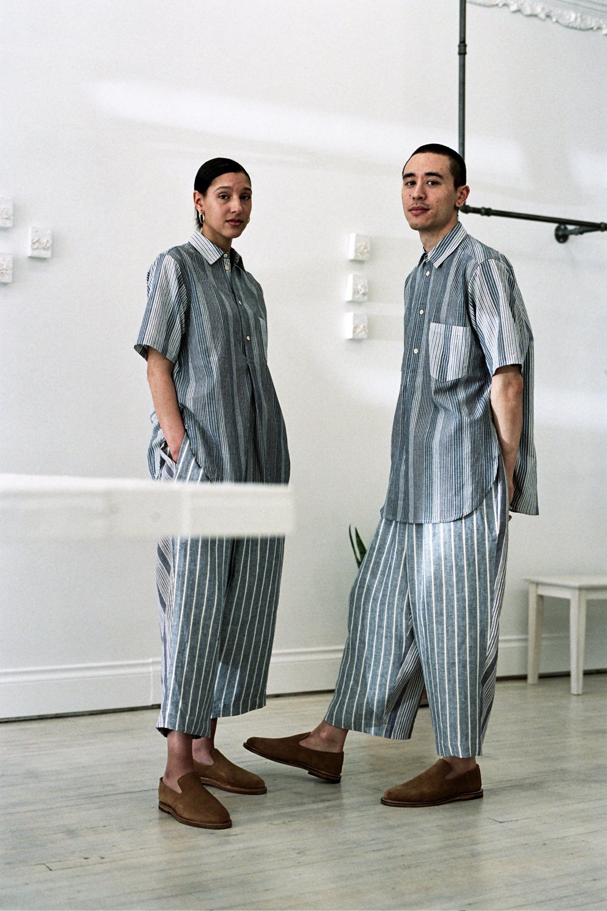 Frank Leder VFE Short Sleeve Shirt Mix - Stripe - Image 8 of 8