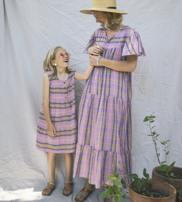 kids Nico Nico Evelyn Tiered Dress - Orchid kids Nico Nico Evelyn Tiered Dress - Orchid