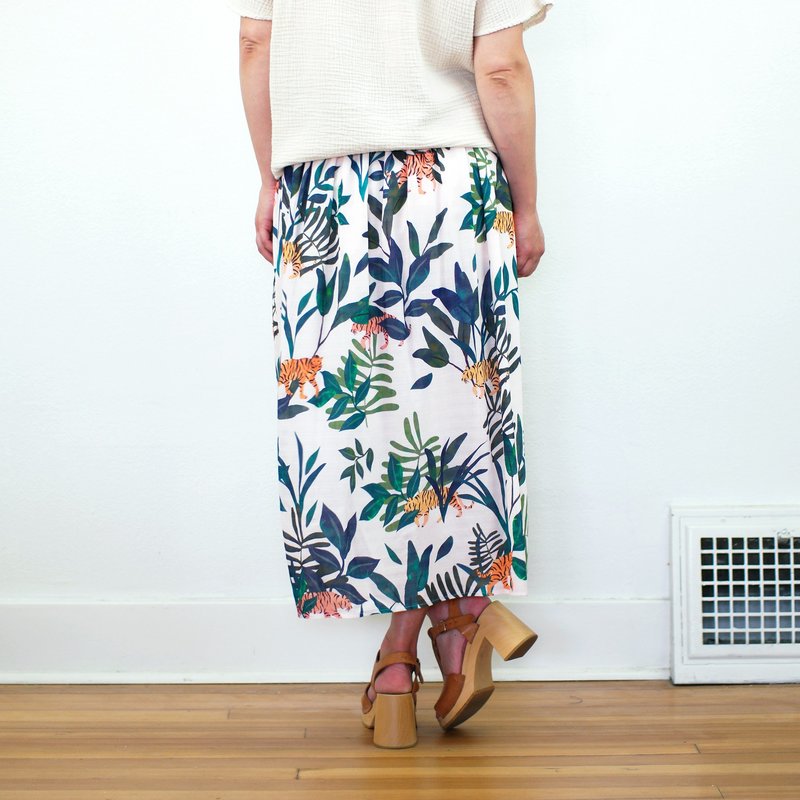 Corey Lynn Calter Christina Skirt - Tiger Print