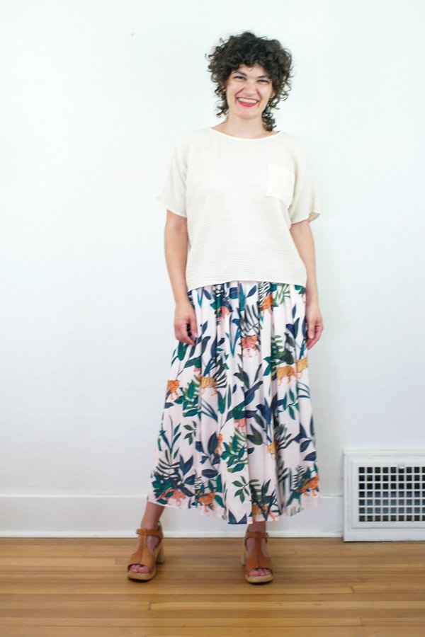 Corey Lynn Calter Christina Skirt - Tiger Print