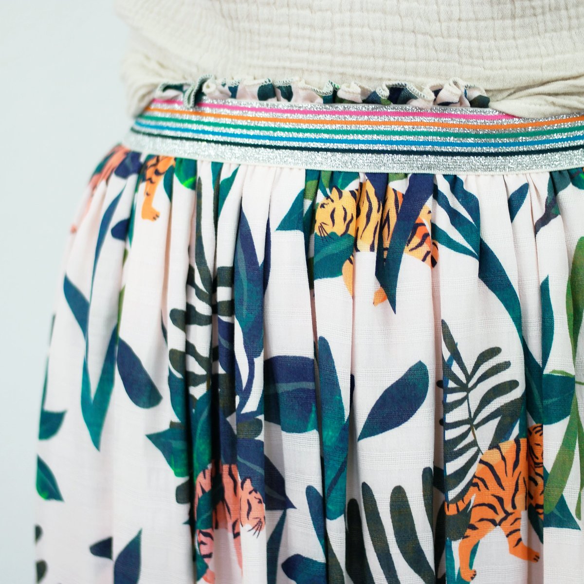 Corey Lynn Calter Christina Skirt - Tiger Print - Image 5 of 5