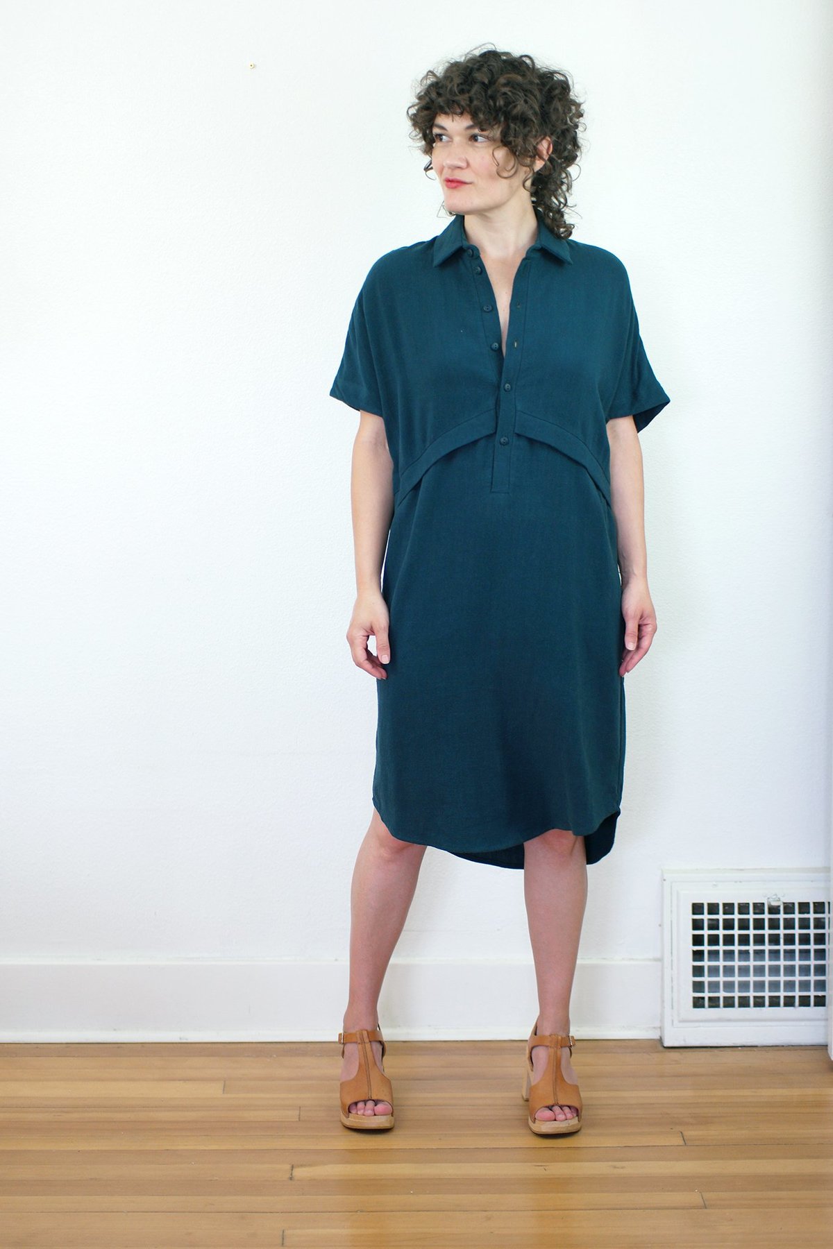 COKLUCH Daman Dress - Teal - Image 3 of 6