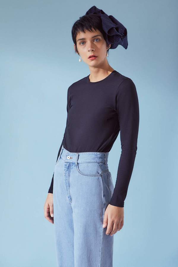 Kowtow Building Block Long Sleeve Tee - Black Kowtow Building Block Long Sleeve Tee - Black