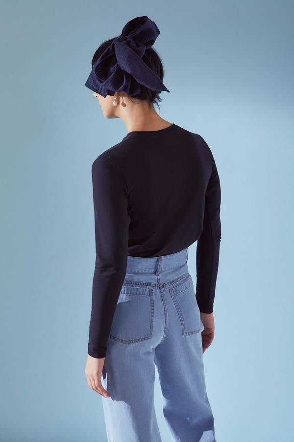 Kowtow Building Block Long Sleeve Tee - Black Kowtow Building Block Long Sleeve Tee - Black