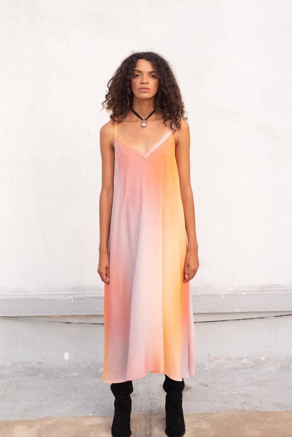 Veda Fiesta Dress - Sunset Ombre | Garmentory Veda Fiesta Dress - Sunset Ombre | Garmentory