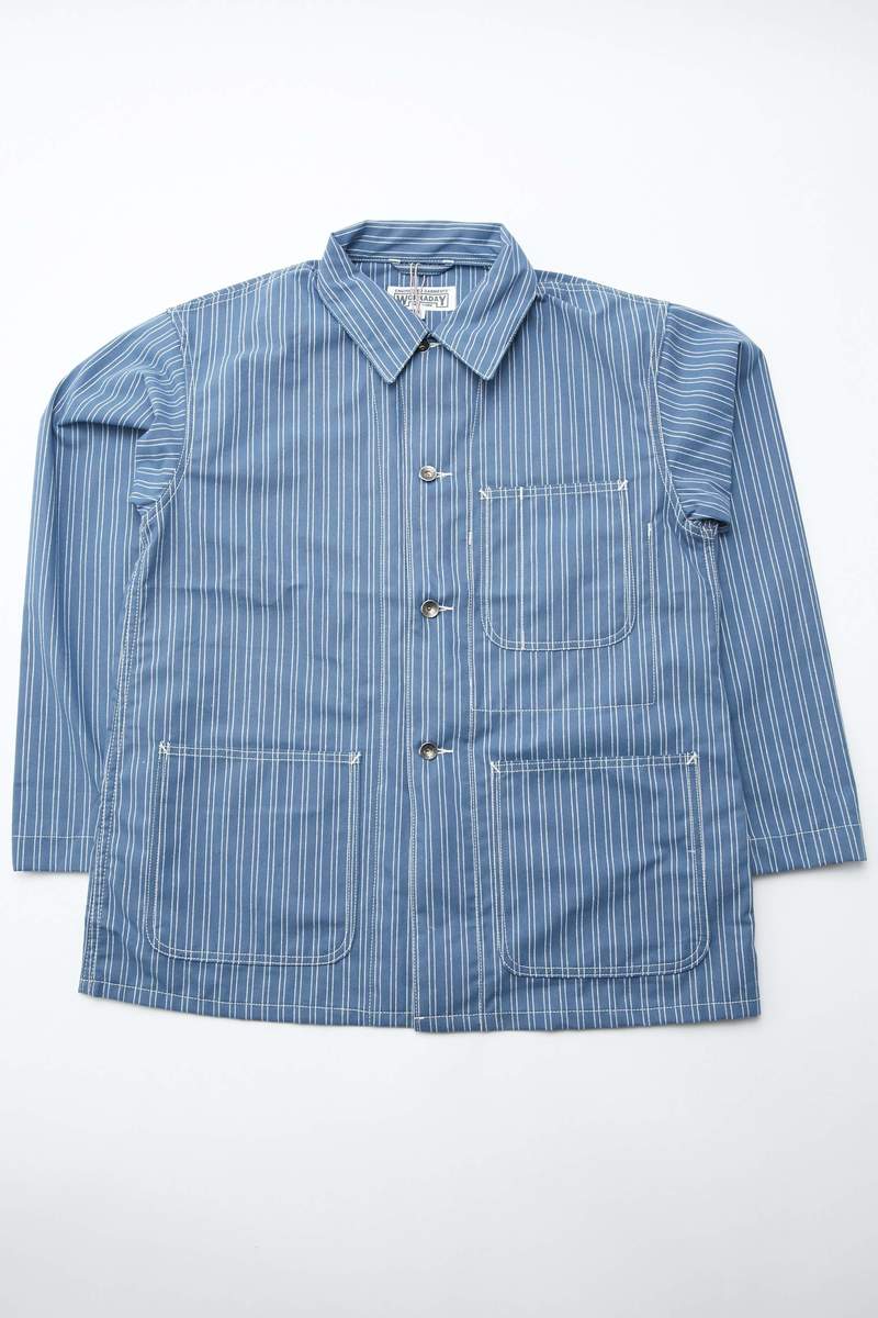 Engineered Garments Workaday Utility Jacket Workers Stripe
