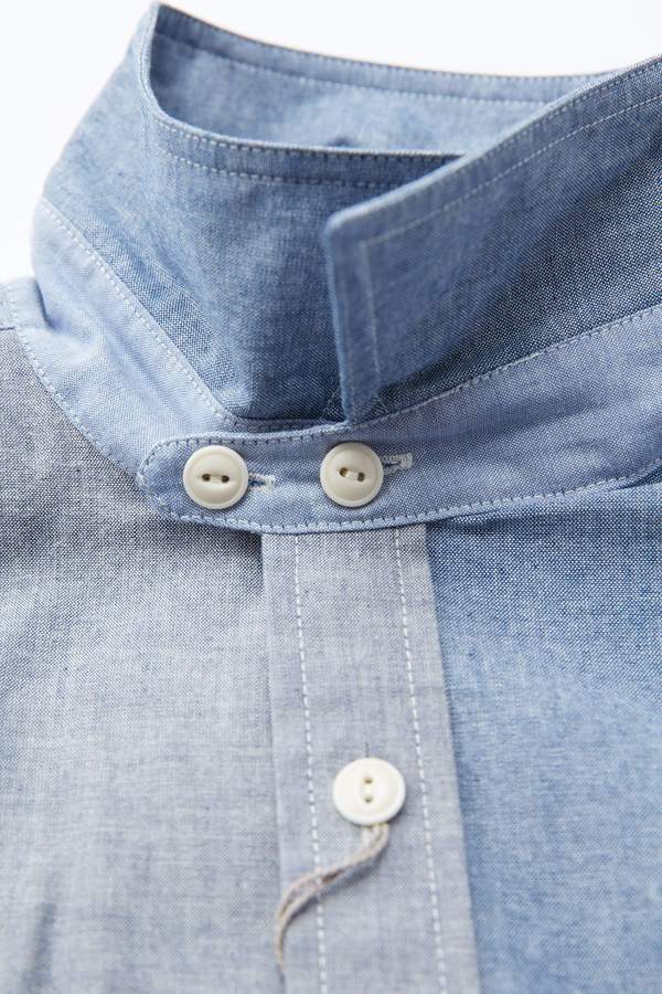 Engineered Garments Workaday Cotton Chambray Utility Shirt - Blue