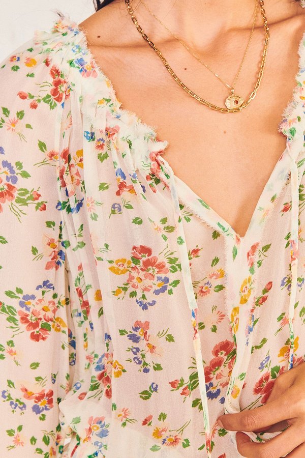 LoveShackFancy Popover Dress - FLORAL CONFETTI LoveShackFancy Popover Dress - FLORAL CONFETTI