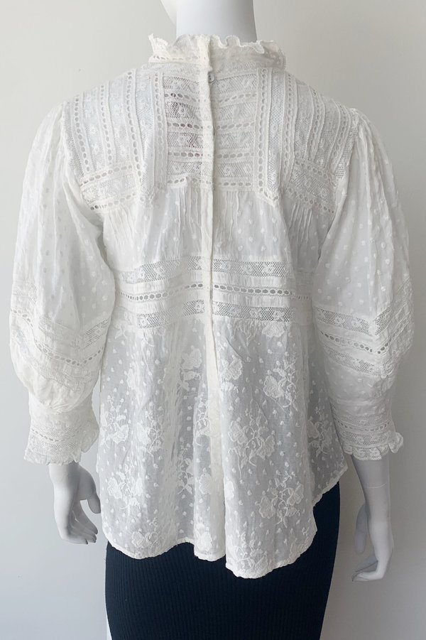 LoveShackFancy Shelly Top - White LoveShackFancy Shelly Top - White
