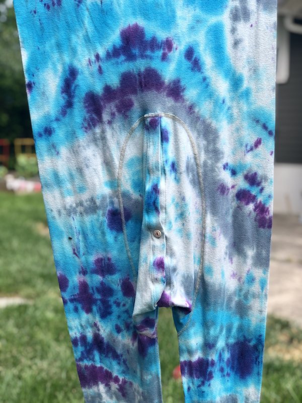 tie dye union suit