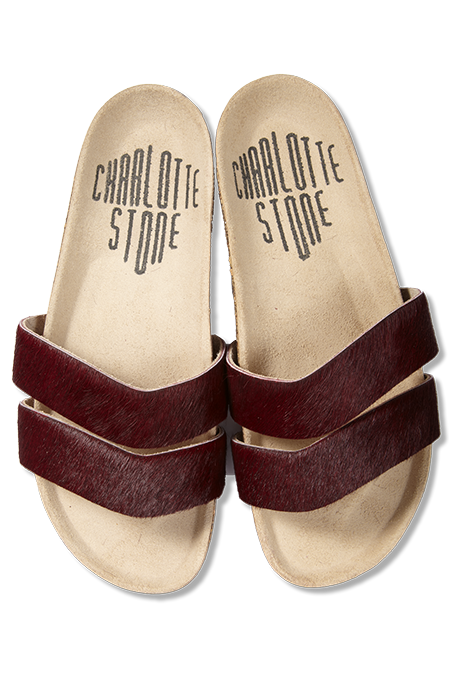 Charlotte Stone - Alice Sandal Red Pony Charlotte Stone - Alice Sandal Red Pony