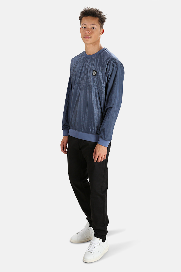 Stone Island Nylon Metal Crewneck Sweater - avio Blue | Garmentory