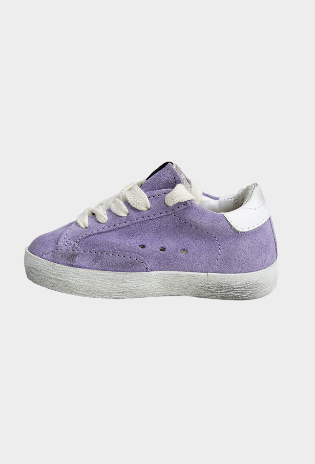 kids Golden Goose Toddler Superstar Sneaker Shoes Lyllium Suede