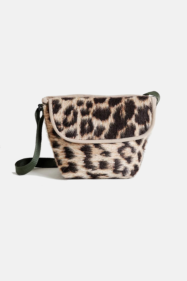 R13 Mini Messenger Bag Leopard White Garmentory