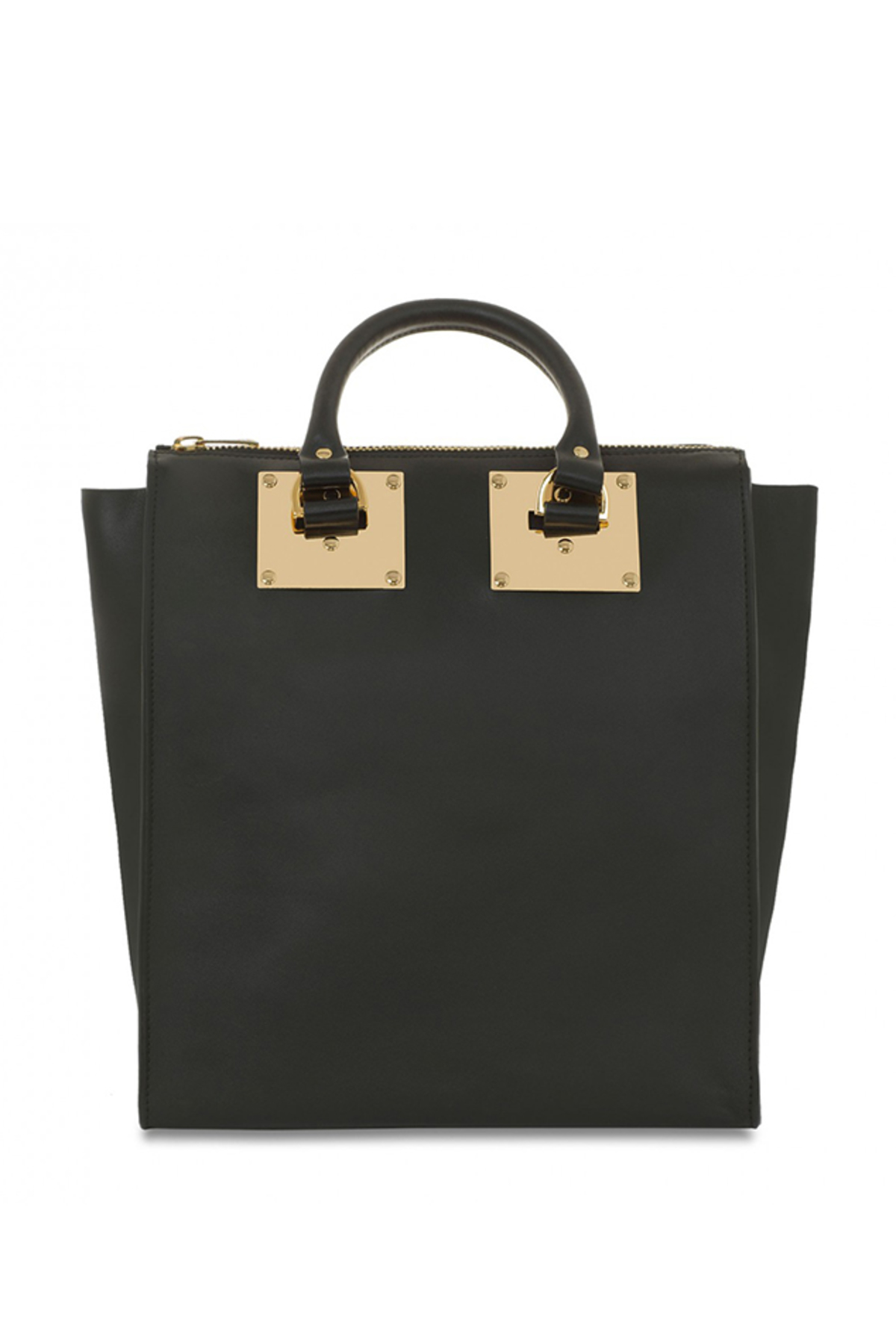 Sophie Hulme NS Holmes Zip Tote Bag - Black | Garmentory