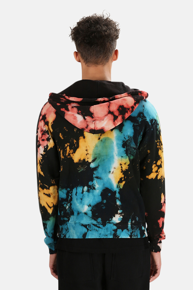 Men's Cotton Citizen Bronx Zip Hoodie Sweater in Chromatic Blast, Size XL Garmentory