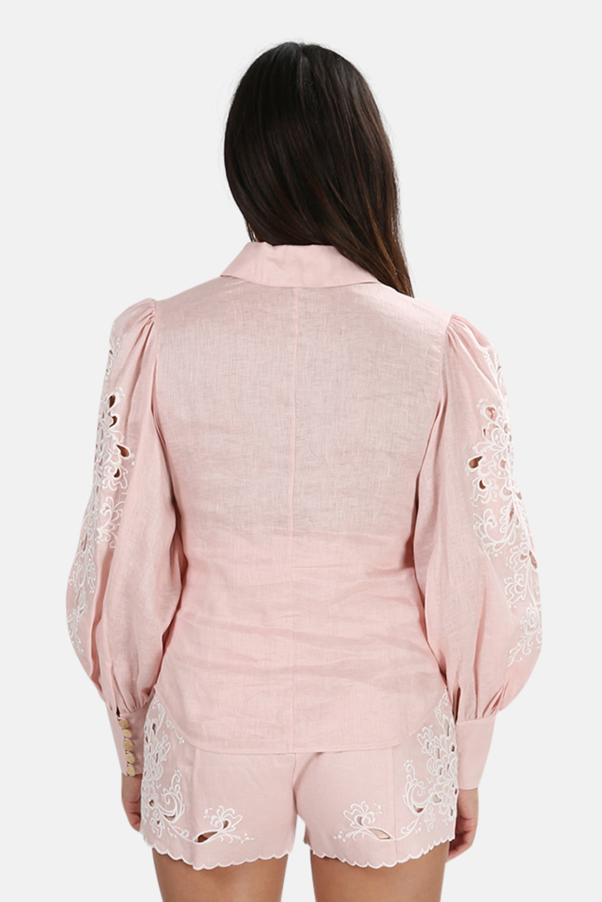 Zimmermann Freja Embroidered Shirt - Blossom | Garmentory Zimmermann Freja Embroidered Shirt - Blossom | Garmentory