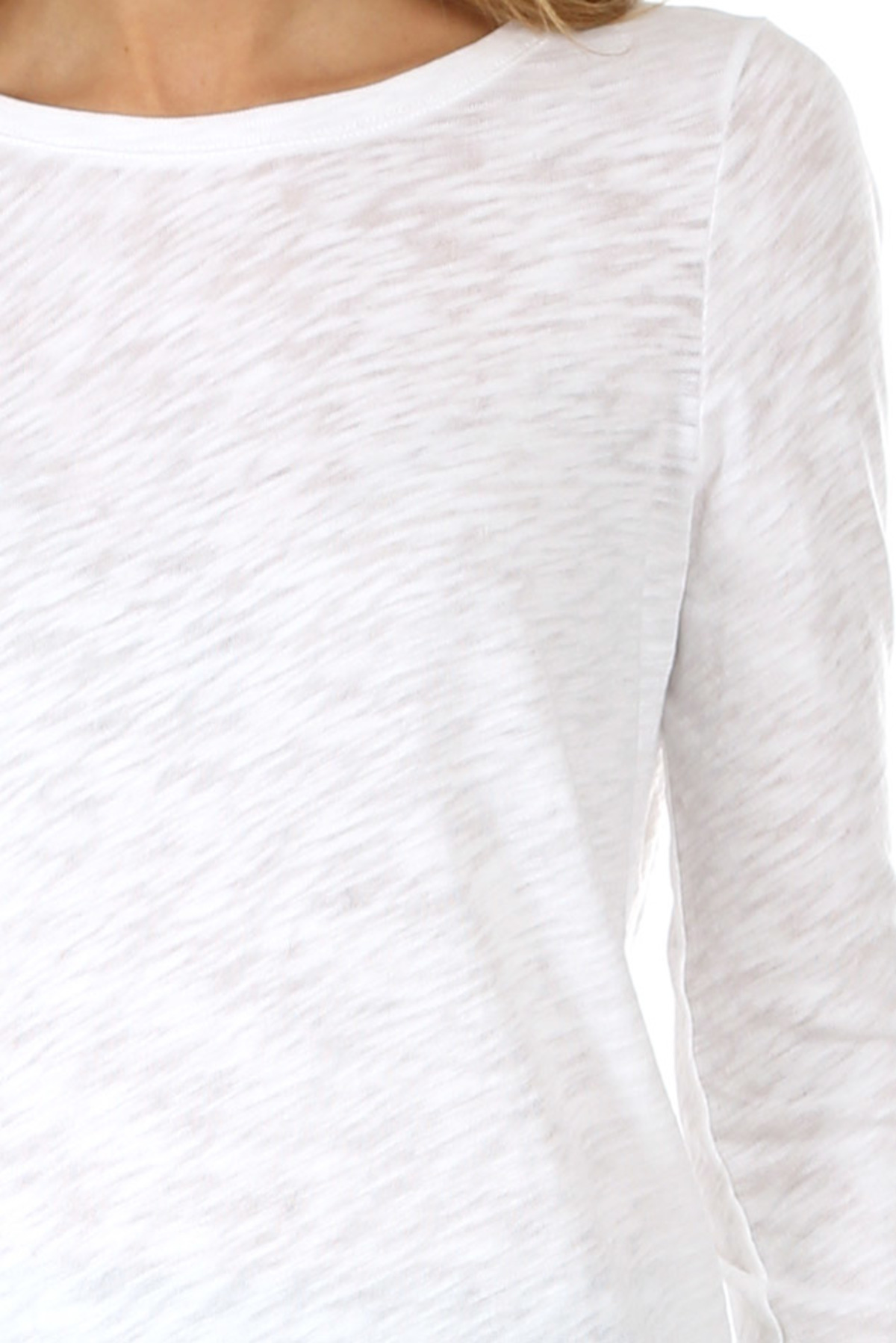ATM Slub Jersey Long Sleeve Tee Shirt White Garmentory