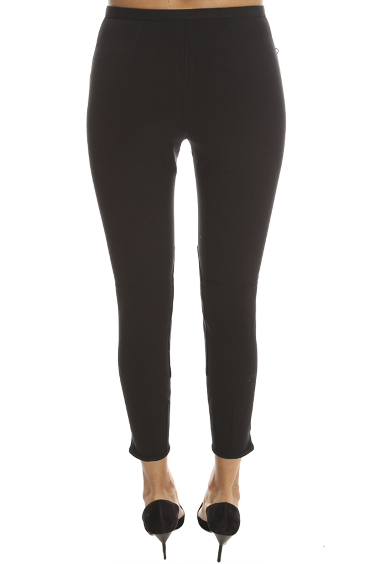 3.1 Phillip Lim Exposed Zip Moto Legging - Black | Garmentory