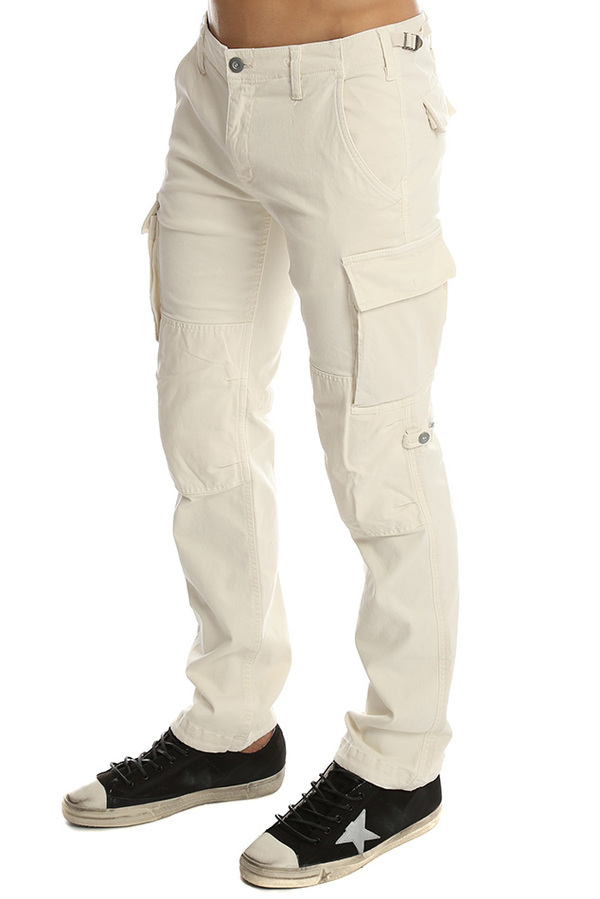 Men's Onestroke One Stroke Cargo Pants in White, Size 6 Men's Onestroke One Stroke Cargo Pants in White, Size 6