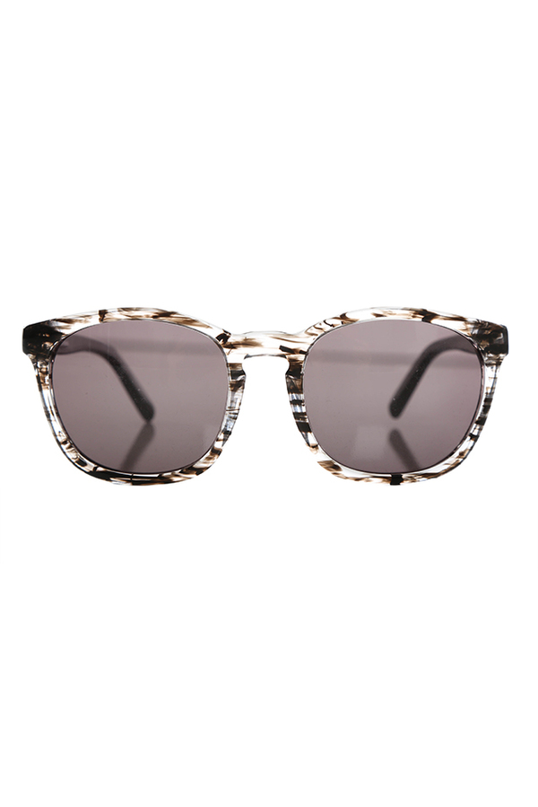 LINDA FARROW X ALEXANDER WANG Shell Sunglasses - clear/black  display picture 1