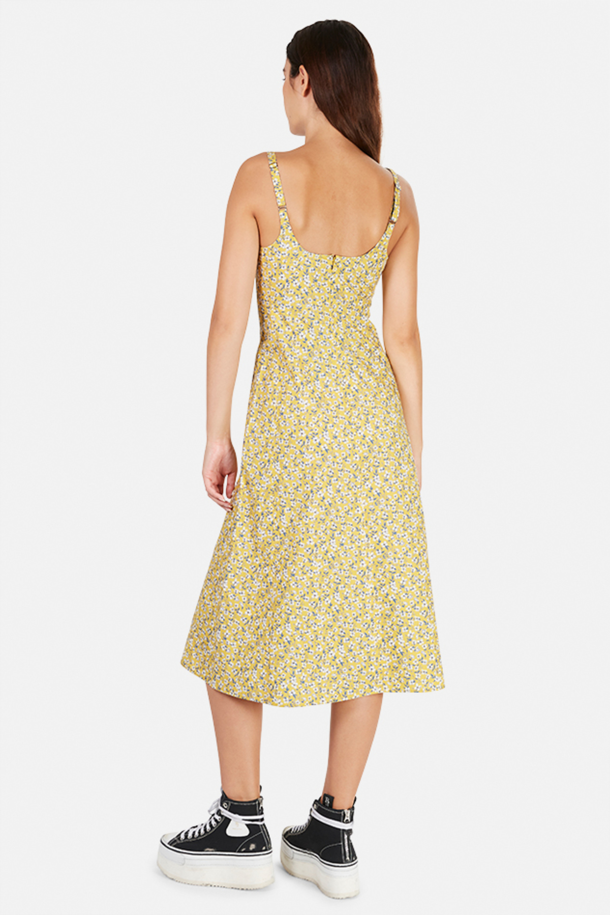 Elegant Dresses Blue Life Sienna Corset Dress Blue Life Sienna Corset Dress Fantasy Ditsy Yellow D195- Elegant Dresses Blue Life Sienna Corset Dress Blue Life Sienna Corset Dress Fantasy Ditsy Yellow D195-