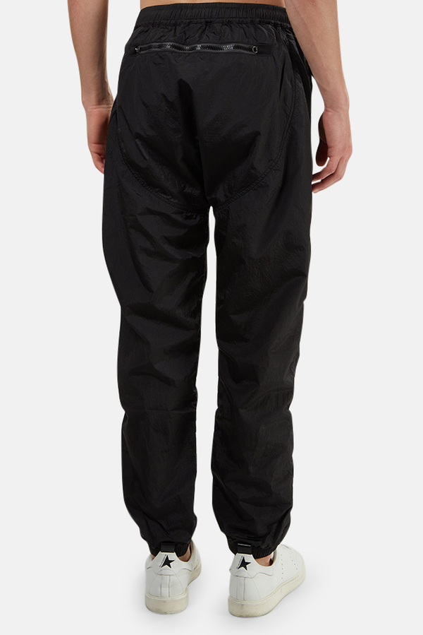 stone island track pants black