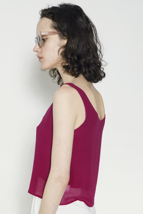 Wray Fuscia Layer Tank Wray Fuscia Layer Tank