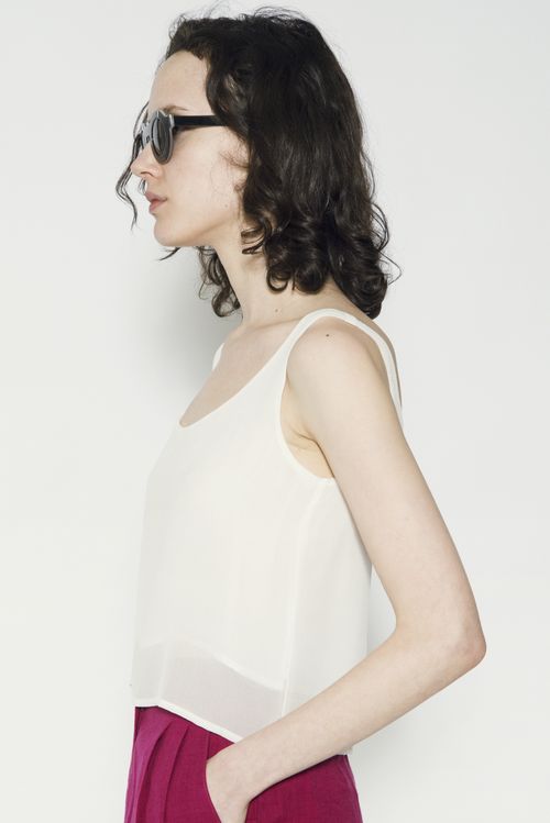 Wray White Layer Tank Wray White Layer Tank
