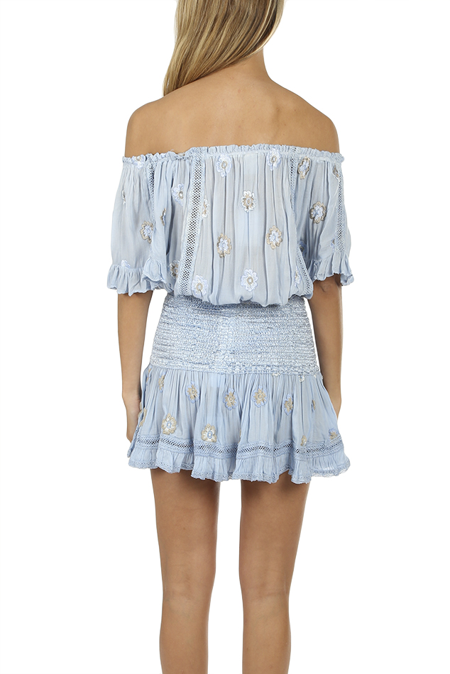Mediterranean Blue Sunday Saint-Tropez Loulou Top