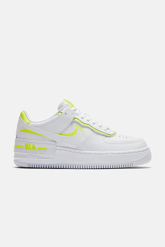 Nike Air Force 1 Shadow Sneakers - White/Lemon | Garmentory