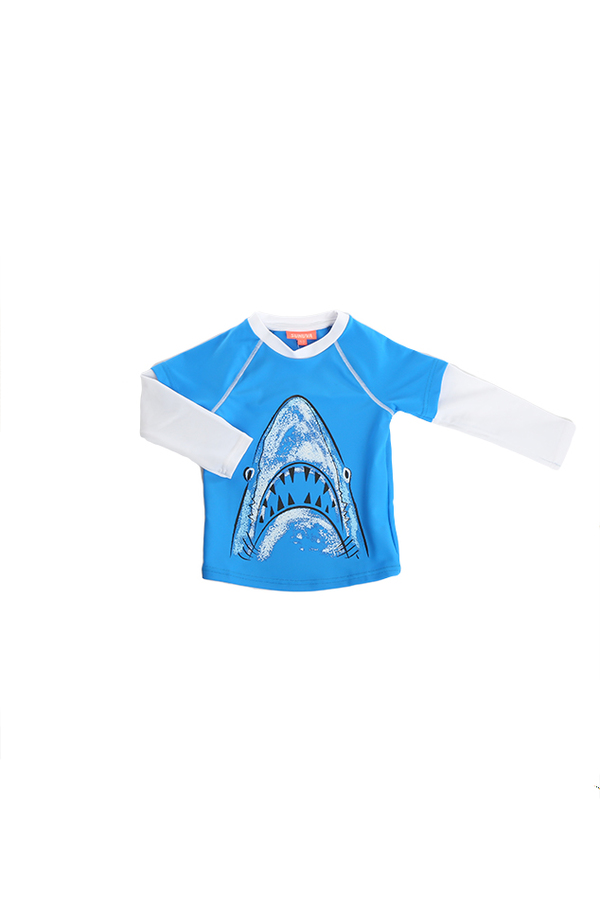 Kids Sunuva UPF 50+ Rash Guard - Blue Kids Sunuva UPF 50+ Rash Guard - Blue