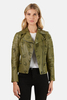 Lucien Pellat-Finet Perforated Skull Leather Jacket - Green - Thumbnail 1