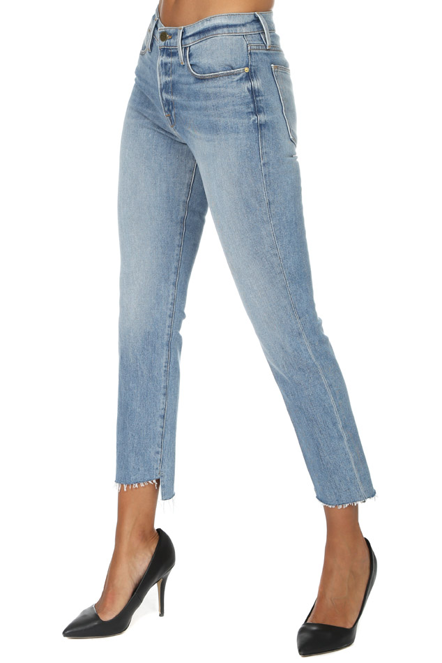 FRAME Denim Le High Straight Jeans Jones Garmentory