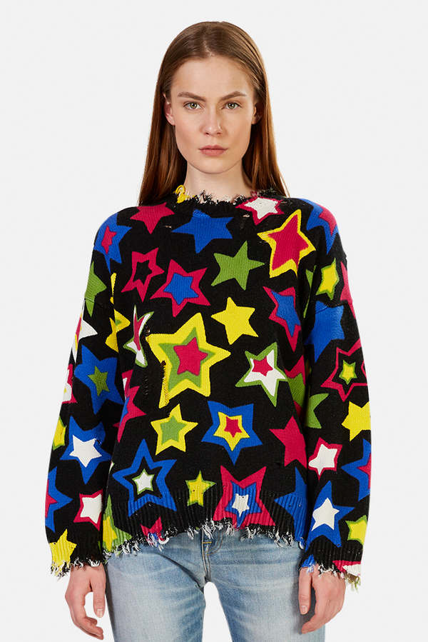 oversized star sweater
