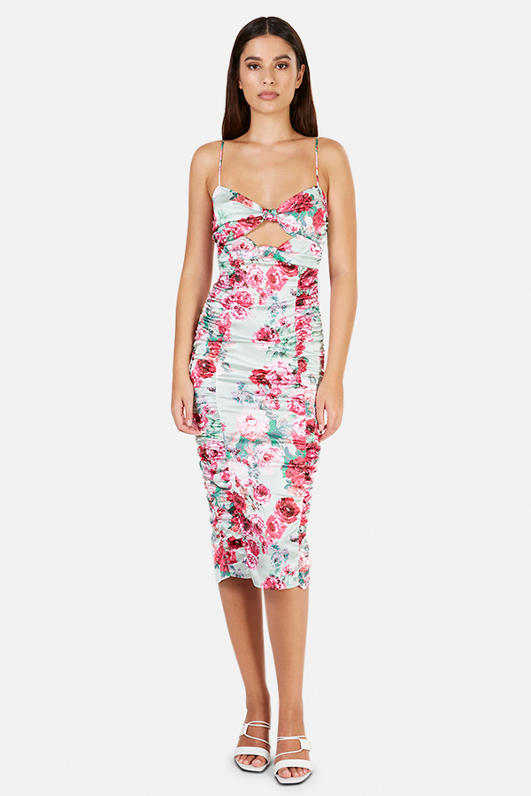 knee length dresses for ladies Robin 3/4 Sleeve Midi Dress  McCulleys of Highlands & Cashiers