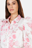 For Love & Lemons Saratoga Floral Blouse - Pink Floral - Thumbnail 5