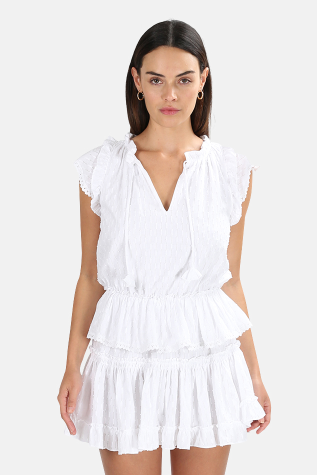 MISA Los Angeles Lilian Dress - White | Garmentory