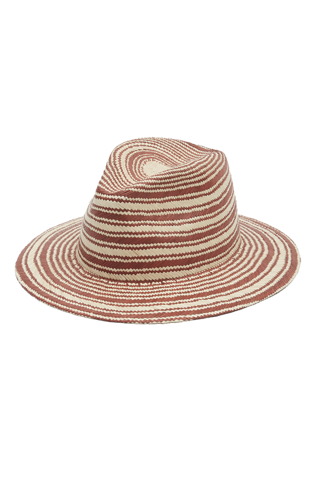 Rag & Bone Panama Hat - Red | Garmentory display picture 2