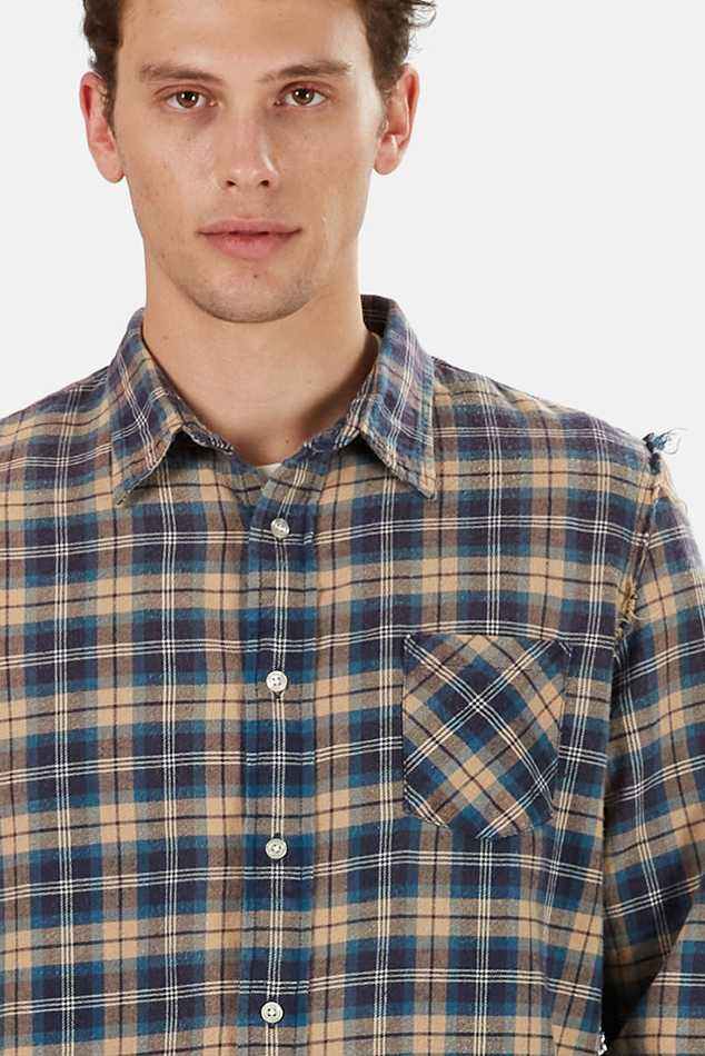 R13 - Shredded Seam Shirt