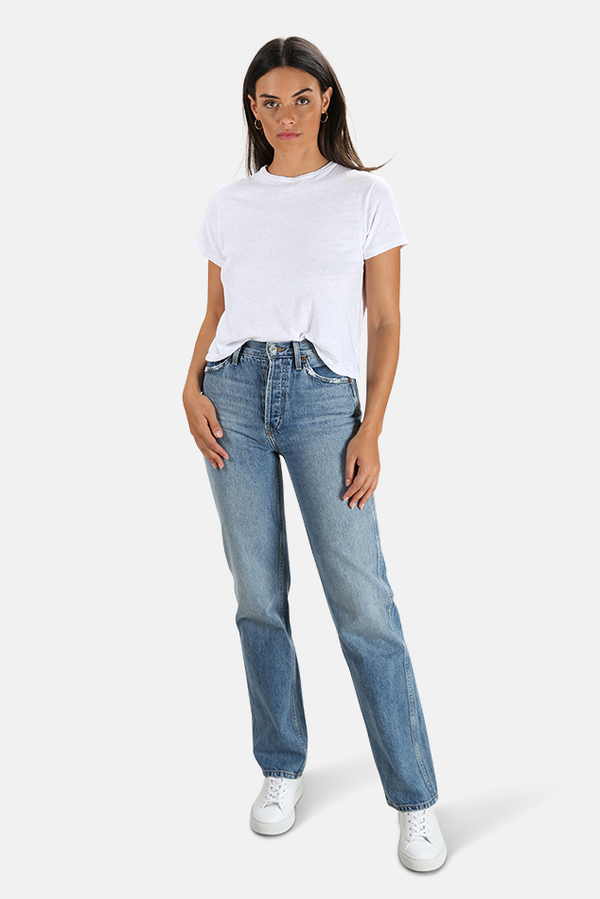RE/DONE 1950s Boxy T-Shirt - White RE/DONE 1950s Boxy T-Shirt - White
